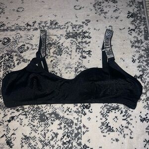 Victorias Secret Black Swim Top size large